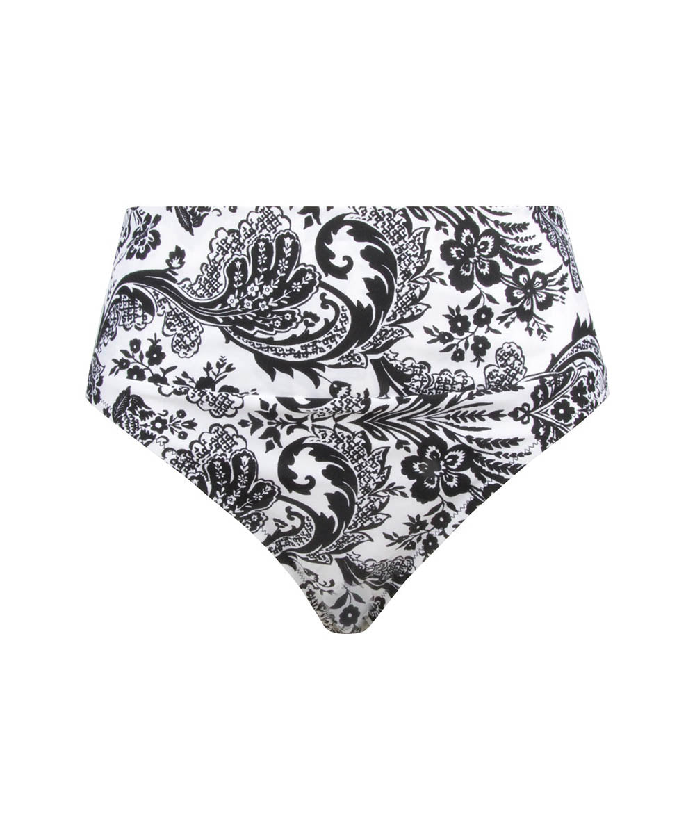 Maillot de bain culotte emboitante au dos La bandana Blanc Antigel Bain FBB0394-BB