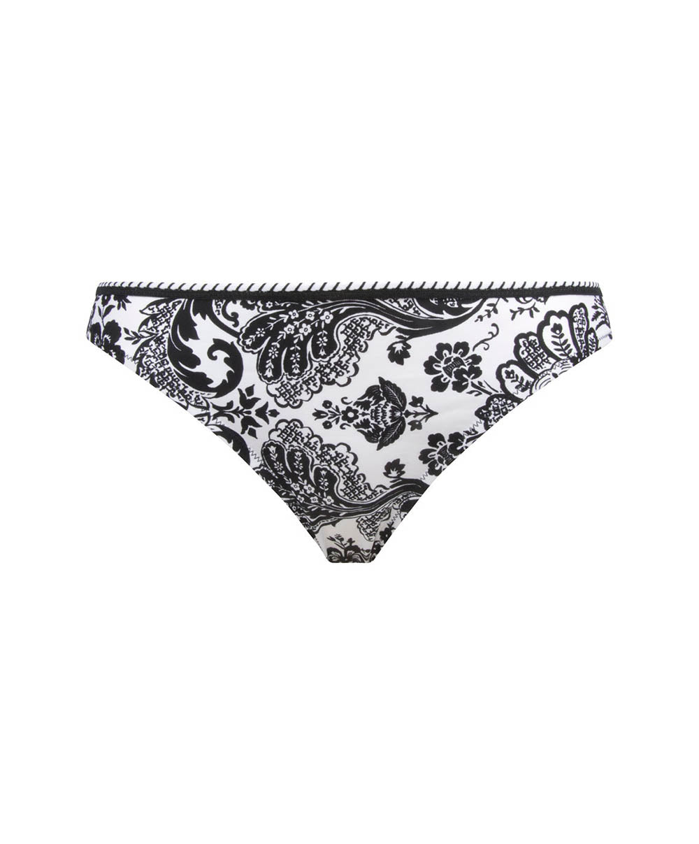 Maillot de bain culotte séduction La bandana Blanc Antigel Bain EBB0794-BB