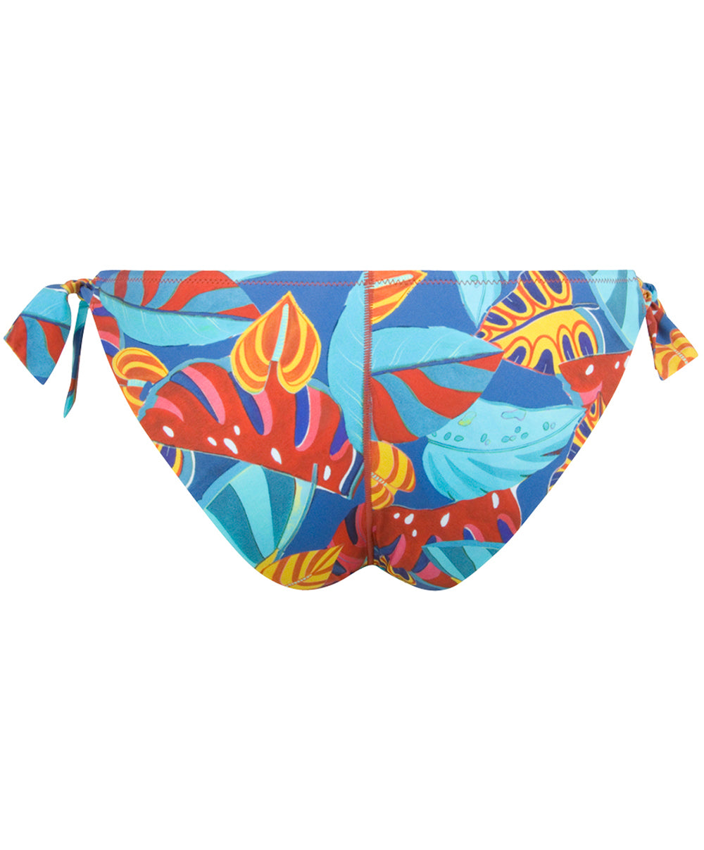 Maillot de bain slip à nouettes bikini La Foglia Antigel ciel feuillage Antigel Bain EBB0154-CF
