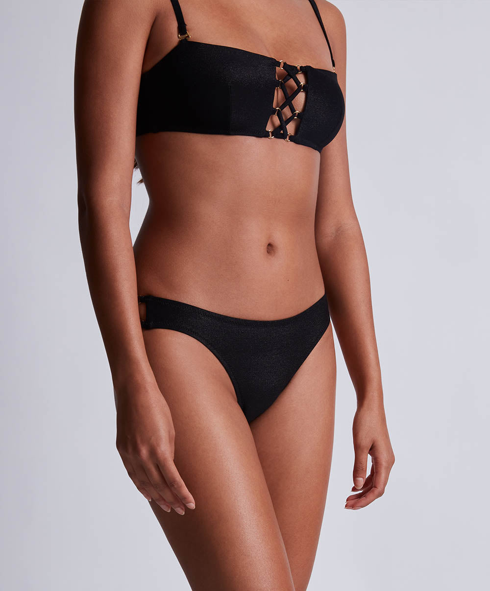 Bas de maillot brésilien Summer glow Black sand Aubade Bain LY22-BLAD