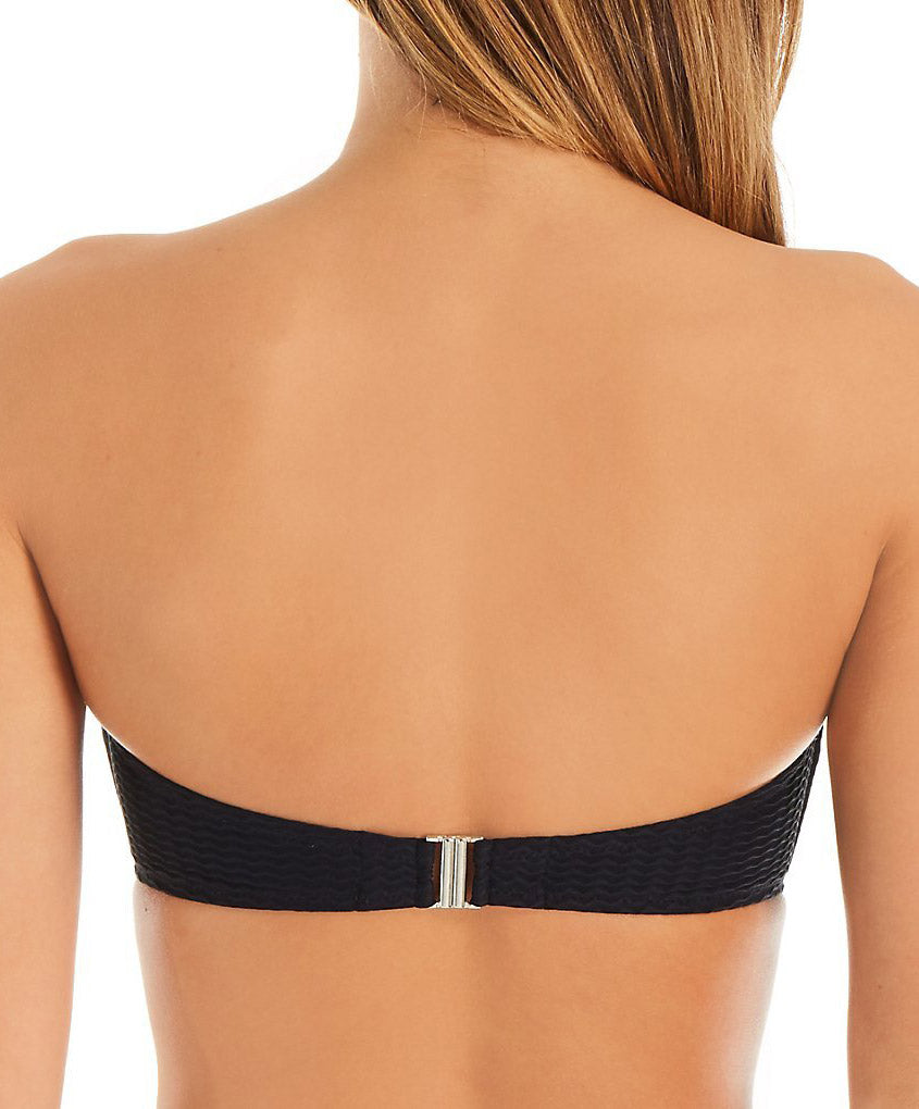 Soutien-gorge de bain souple bandeau L'Exquise Antigel noir Antigel Bain EBA7020-NO