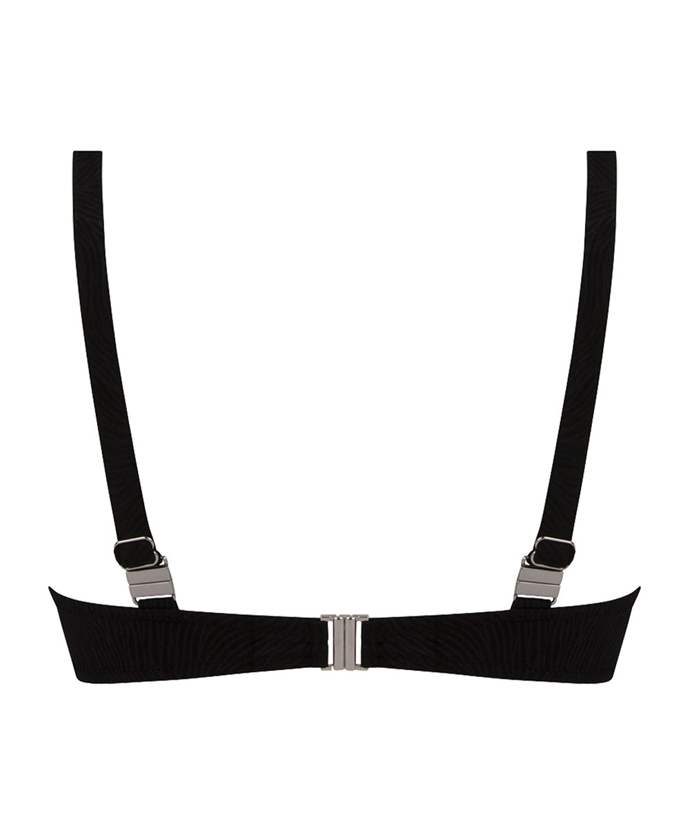 Maillot de bain triangle armatures La Muse des Vagues noir Antigel Bain FBB3226-NO