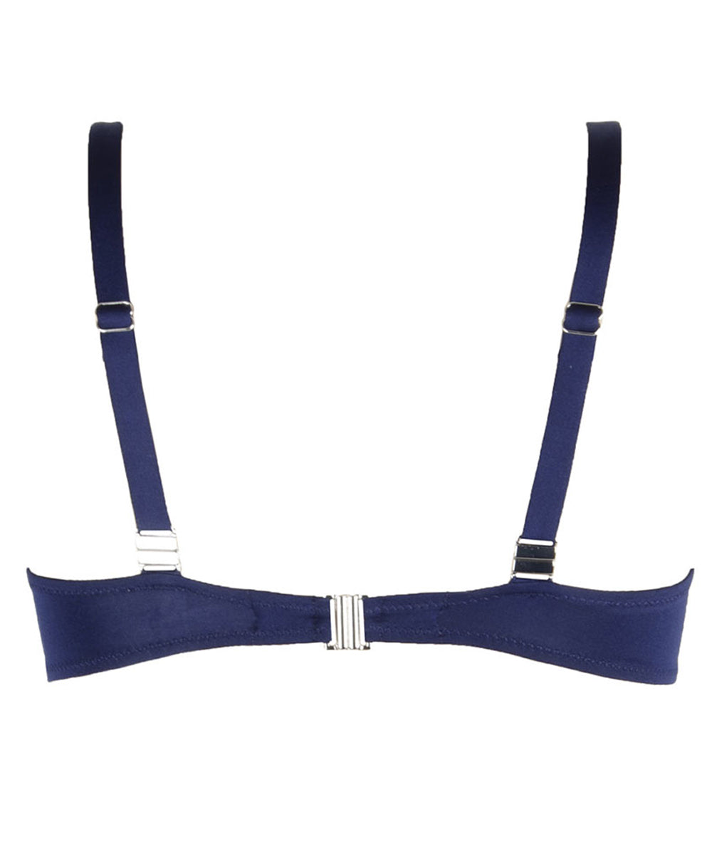 Maillot de bain triangle armatures La Belle à Bord or navy Antigel Bain FBB3275-ON