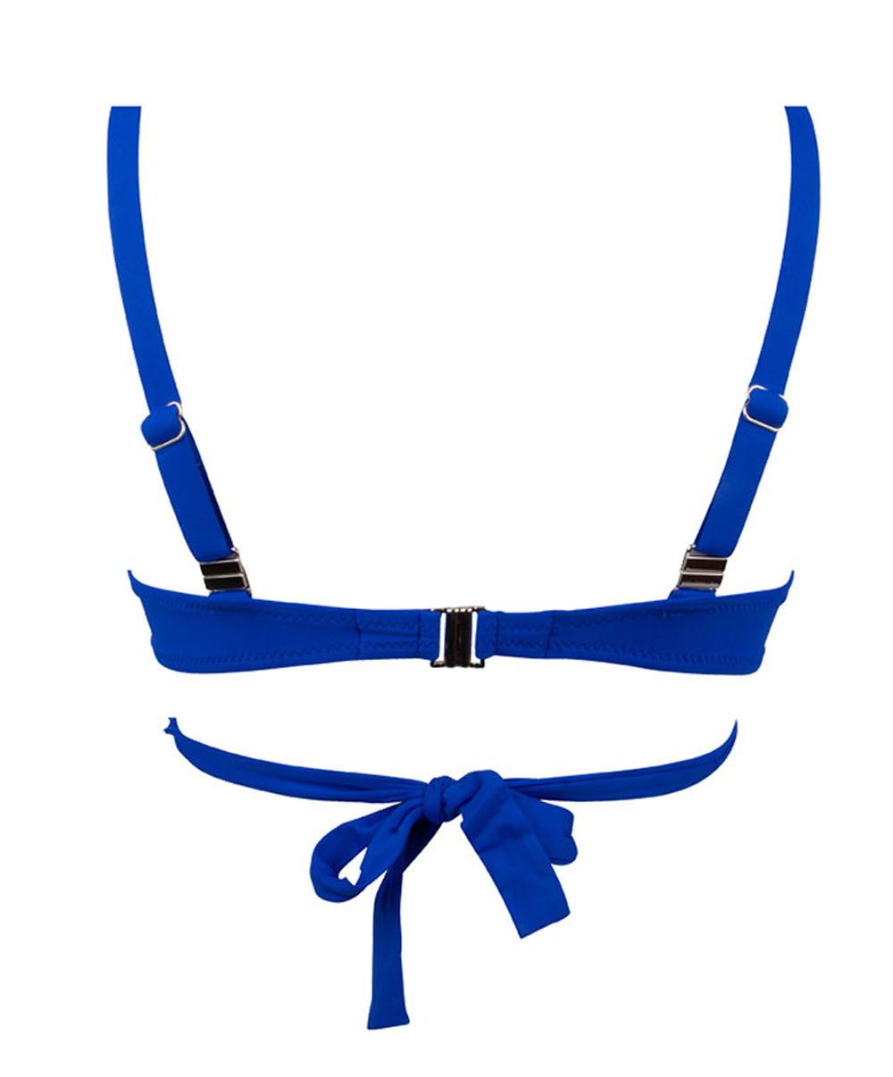 Maillot de bain triangle armatures La Chiquissima bleu electric Antigel Bain FBB3214-ME 10