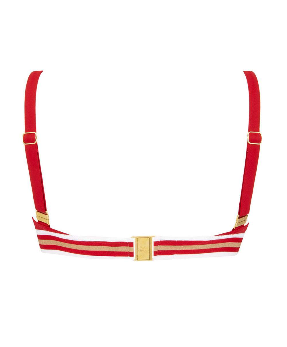 Maillot de bain triangle avec armatures Lise Charmel bain Énergie Nautique rouge flamme ABA2535-FN 10