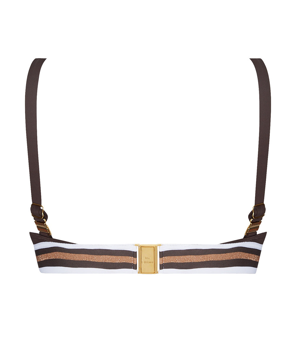 Maillot de bain triangle avec armatures Lise Charmel bain Énergie Nautique taupe ABA2535-TN