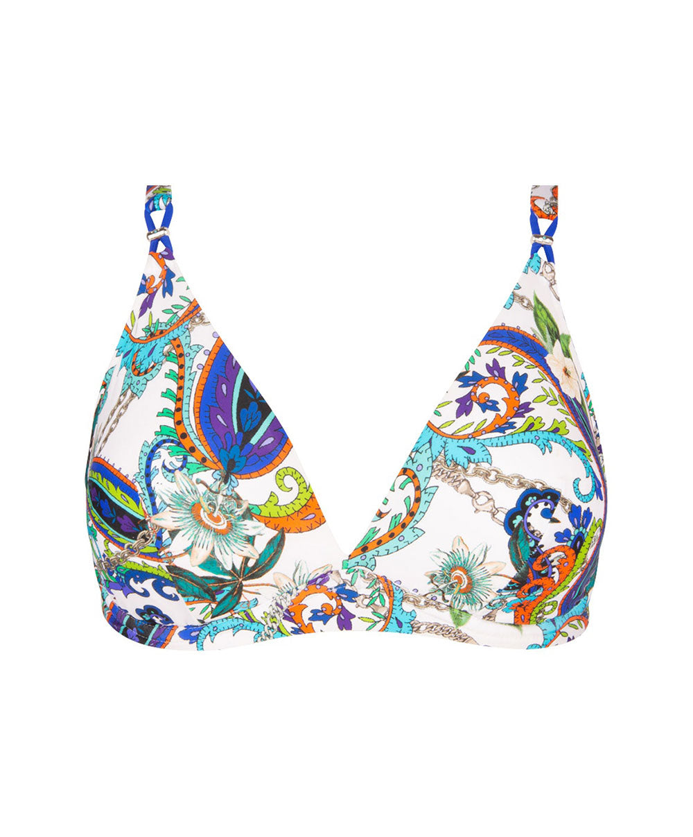 Maillot de bain triangle avec armatures Lise Charmel bain Odyssée Cashmer bleu ABB2563-BC