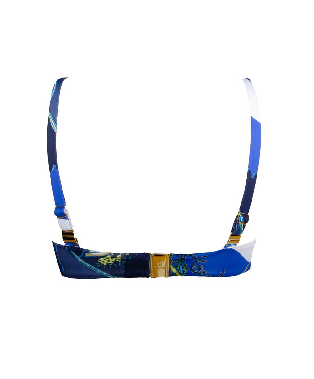 Maillot de bain triangle avec armatures Lise Charmel bain Soleil floral Bleu ABB2546-BF