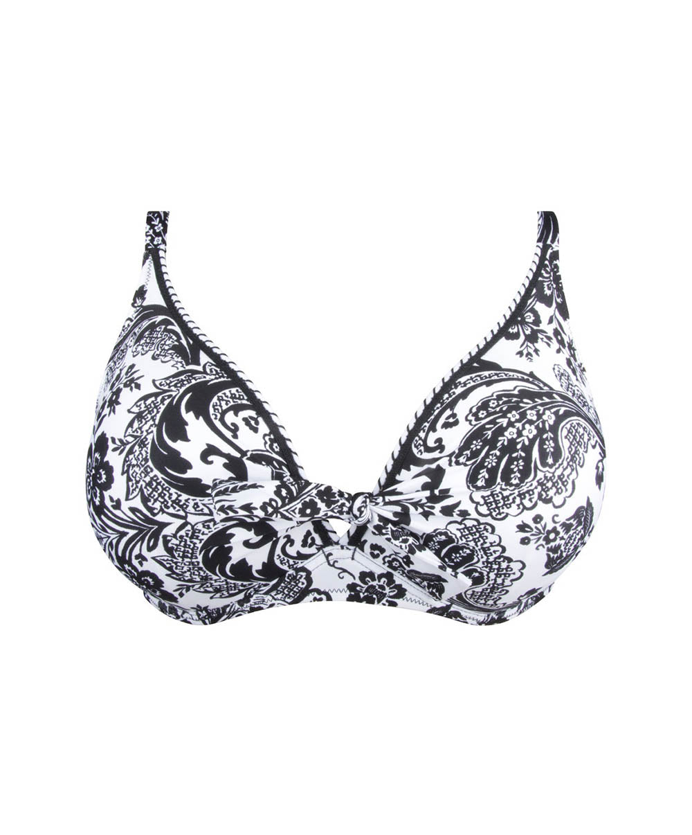 Maillot de bain triangle avec armatures La bandana Blanc Antigel Bain FBB3294-BB