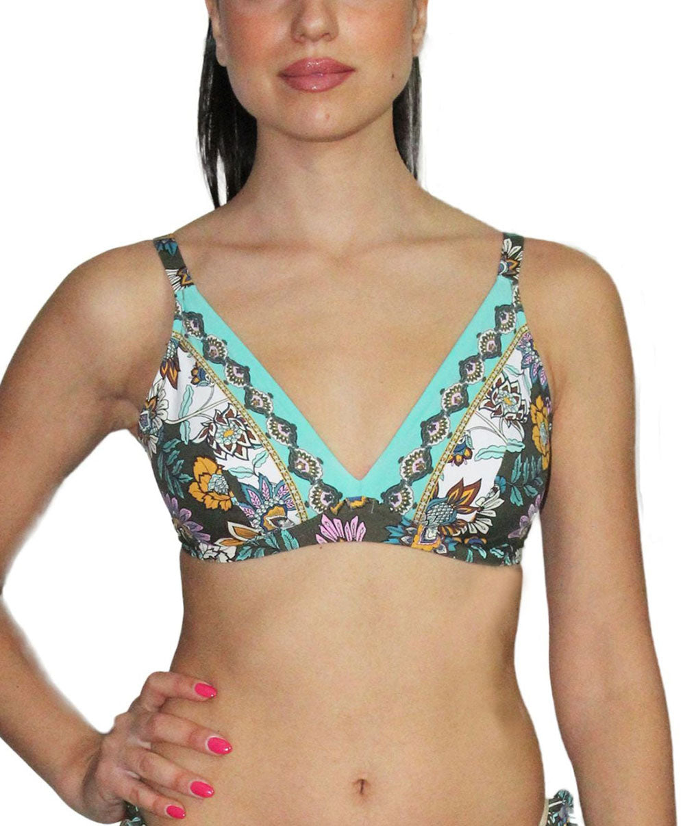 Maillot de bain triangle avec armatures Lise Charmel bain Fleur Persane bronze ABB2567-BP