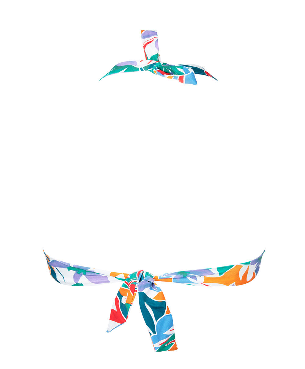 Maillot de bain triangle mousse La Flaneuse papiers découpés multicolore Antigel Bain EBB2767-PD