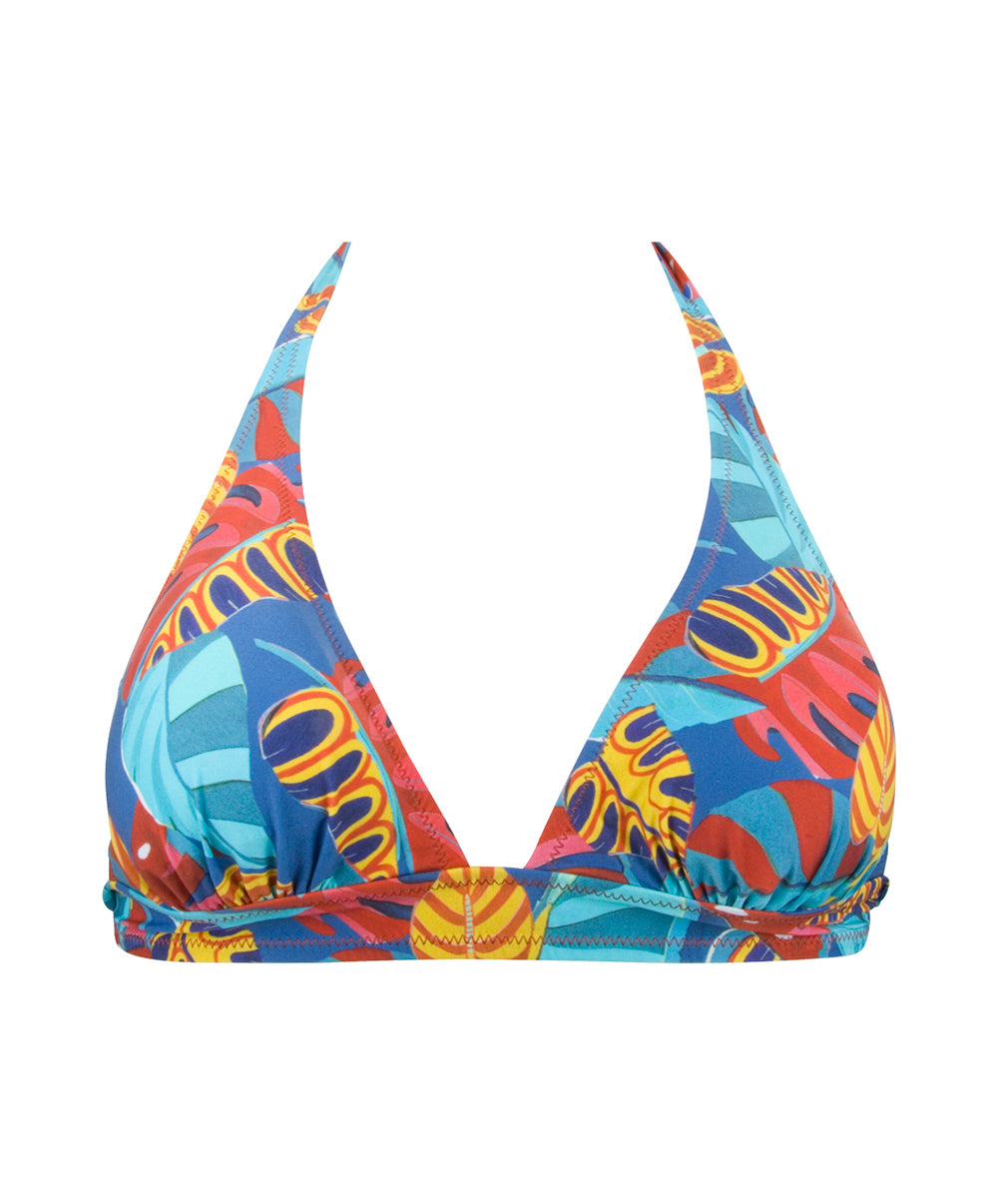 Maillot de bain triangle mousse La Foglia Antigel ciel feuillage Antigel Bain EBB2754-CF 10