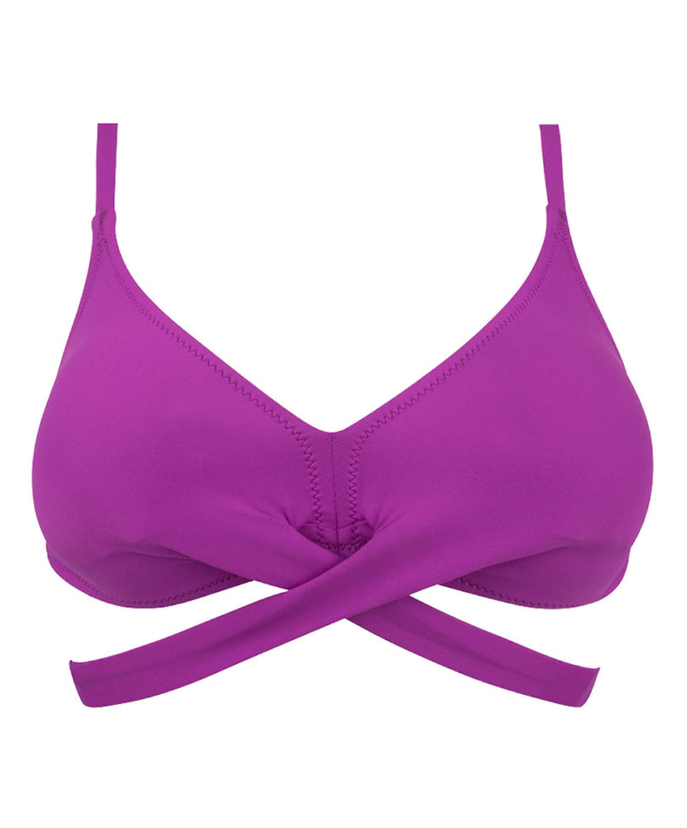 Maillot de bain triangle mousse sans armatures La Chiquissima émeraude Antigel Bain EBB2714-MA 1