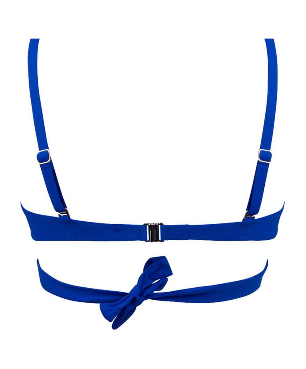 Maillot de bain triangle mousse sans armatures La Chiquissima bleu electric Antigel Bain EBB2714-ME 10