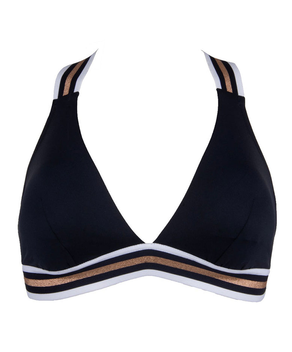 Maillot de bain triangle sans armatures Lise Charmel bain Énergie Nautique encre ABA2035-EN fashion