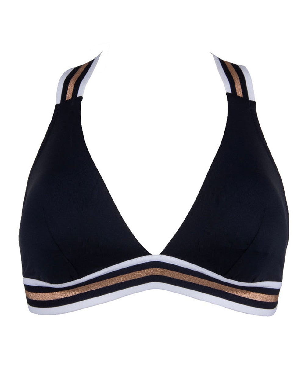 Maillot de bain triangle sans armatures Lise Charmel bain Énergie Nautique encre ABA2035-EN fashion