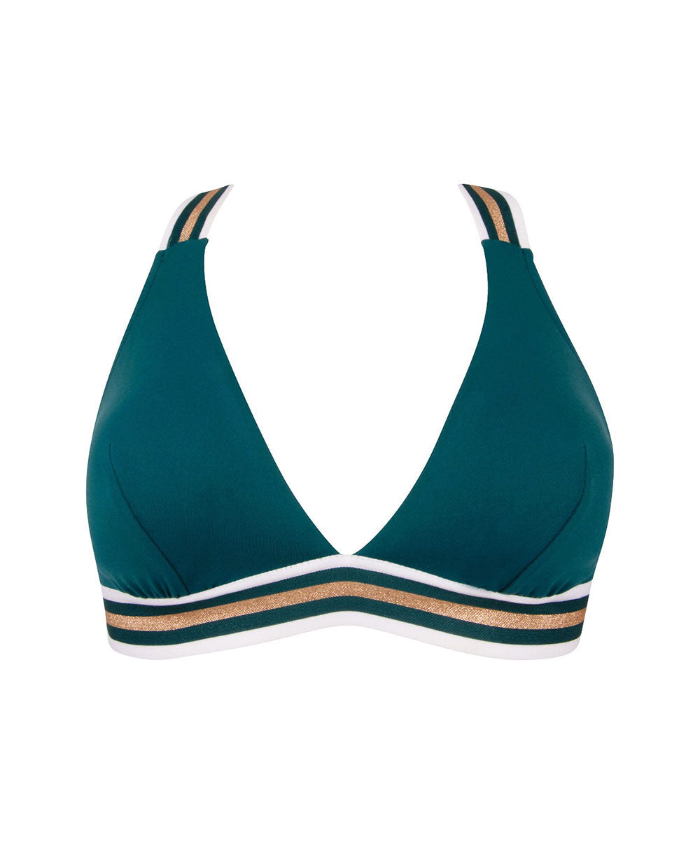 Maillot de bain triangle sans armatures Lise Charmel bain Énergie Nautique pacifique ABA2035-PN