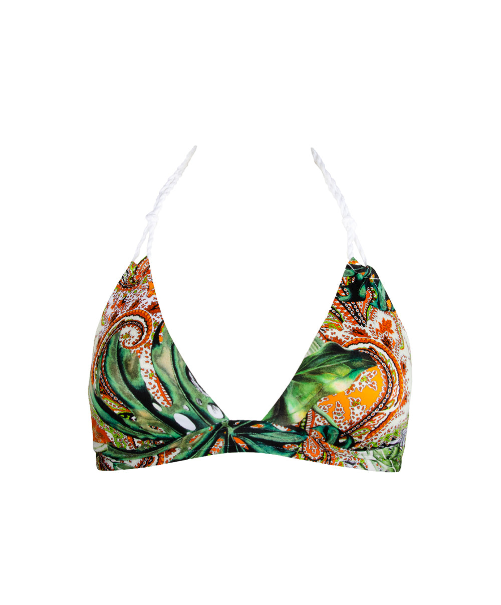 Maillot de bain triangle sans armatures Lise Charmel bain Féérie Tropicale nature tropicale ABB2048-NT