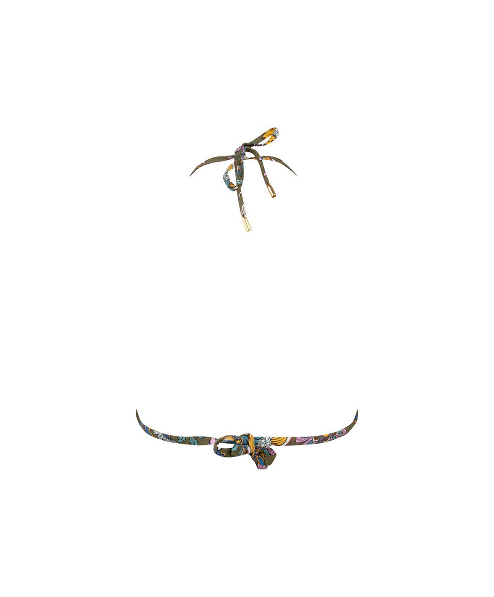 Maillot de bain triangle sans armatures Lise Charmel bain Fleur Persane bronze ABB2067-BP