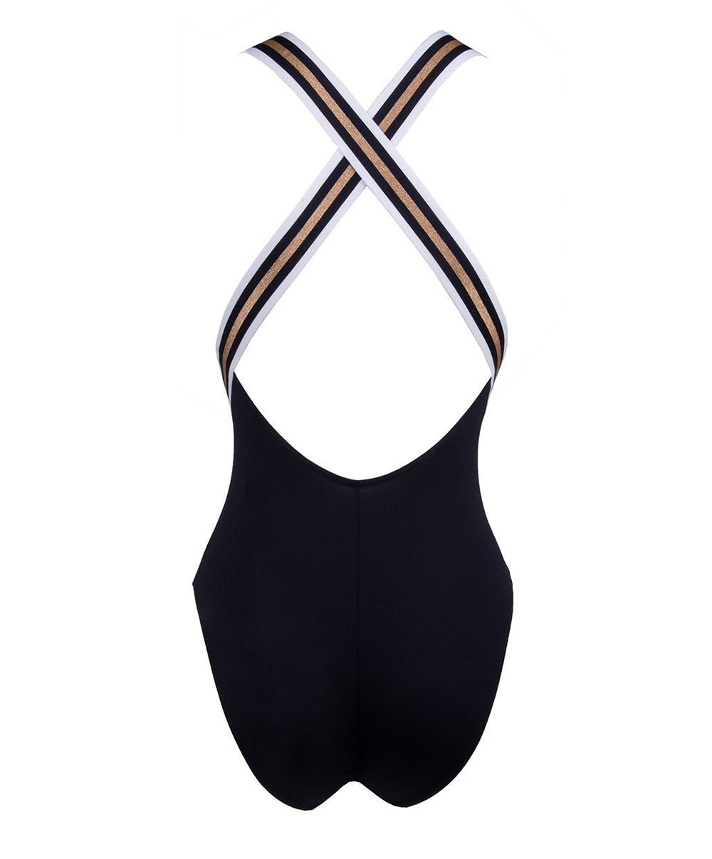 Maillot de bain une pièce Lise Charmel bain Énergie Nautique encre ABA9235-EN