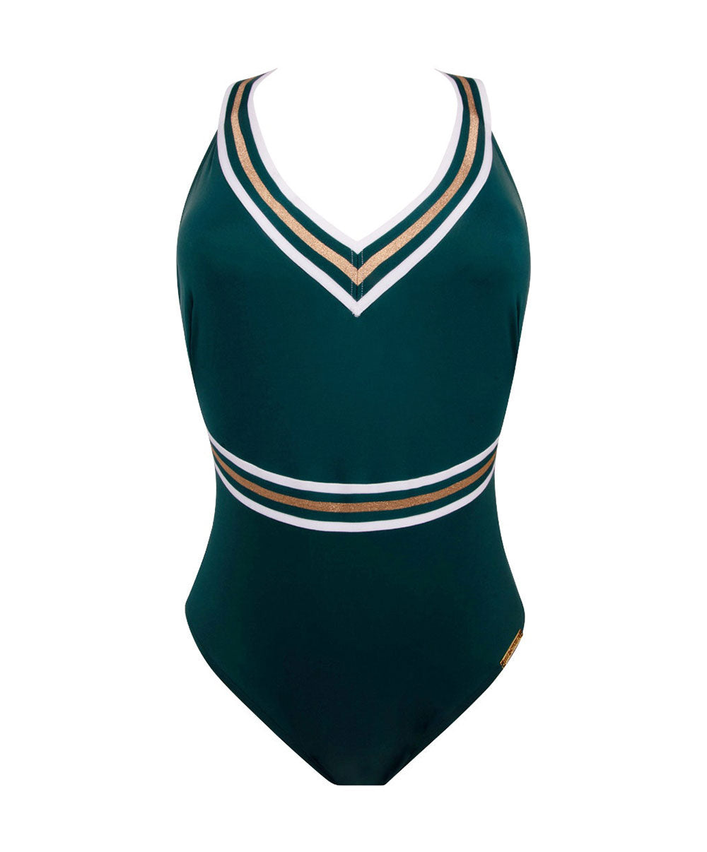 Maillot de bain une pièce dos nageur Lise Charmel bain Énergie Nautique pacifique ABA9235-PN