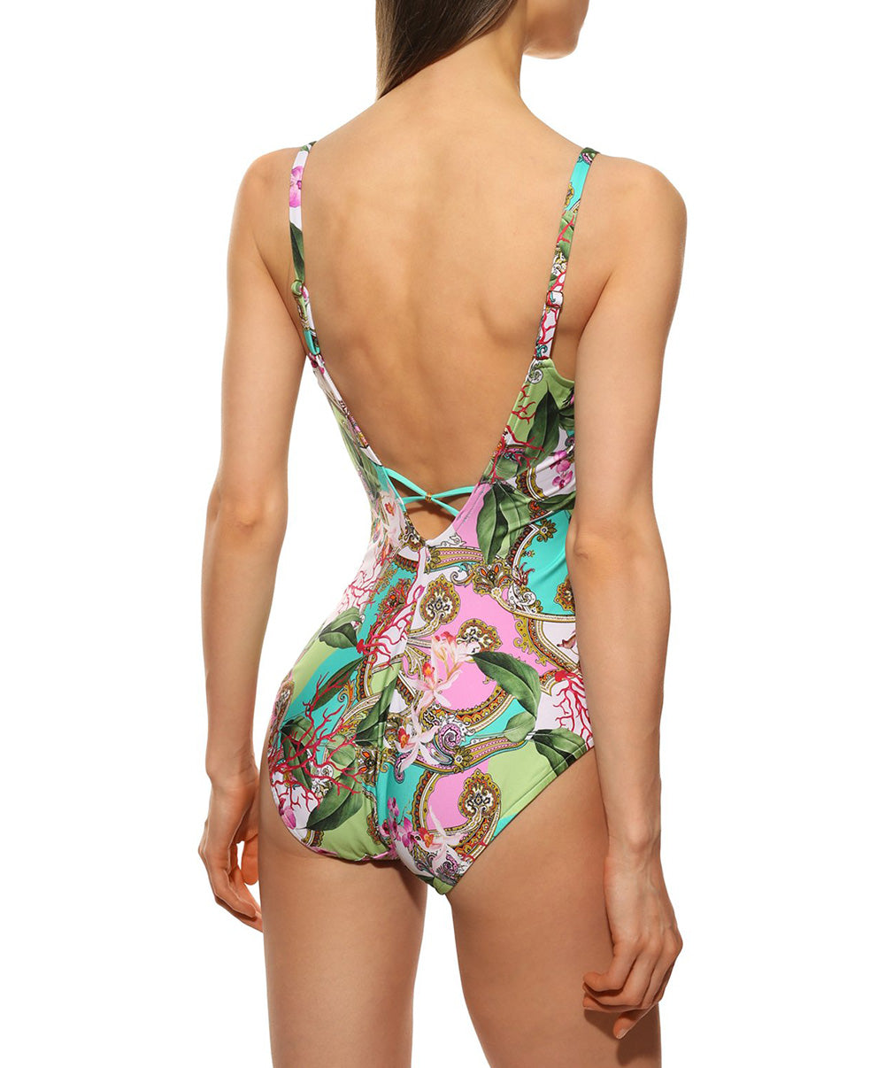 Maillot de bain une pièce avec armatures Lise Charmel bain Splendeur Orchidée pink ABB6253-PO