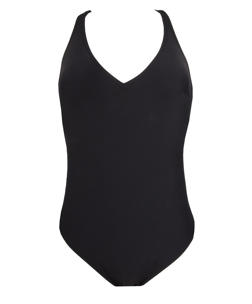 Maillot de bain une pièce dos nageur La Chiquissima noir Antigel Bain EBB9214-NO 3