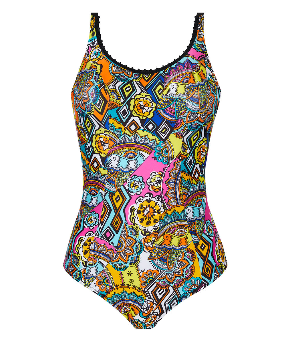 Maillot de bain une pièce maintien avec armatures La Nomade multicolore Antigel Bain FBB6257-EN 100