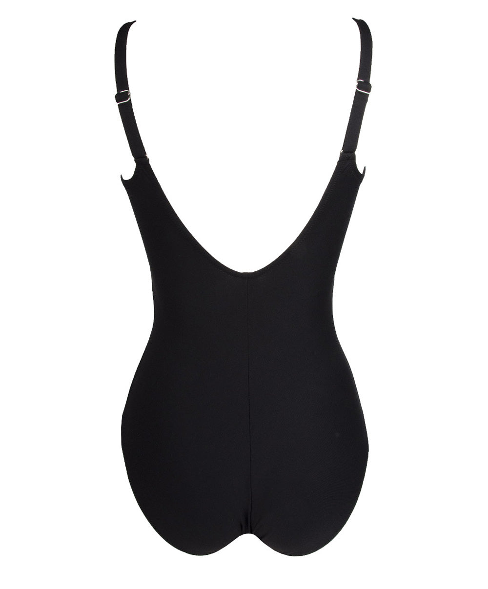 Maillot de bain une pièce maintien avec armatures La Chiquissima noir Antigel Bain FBB6214-NO 4