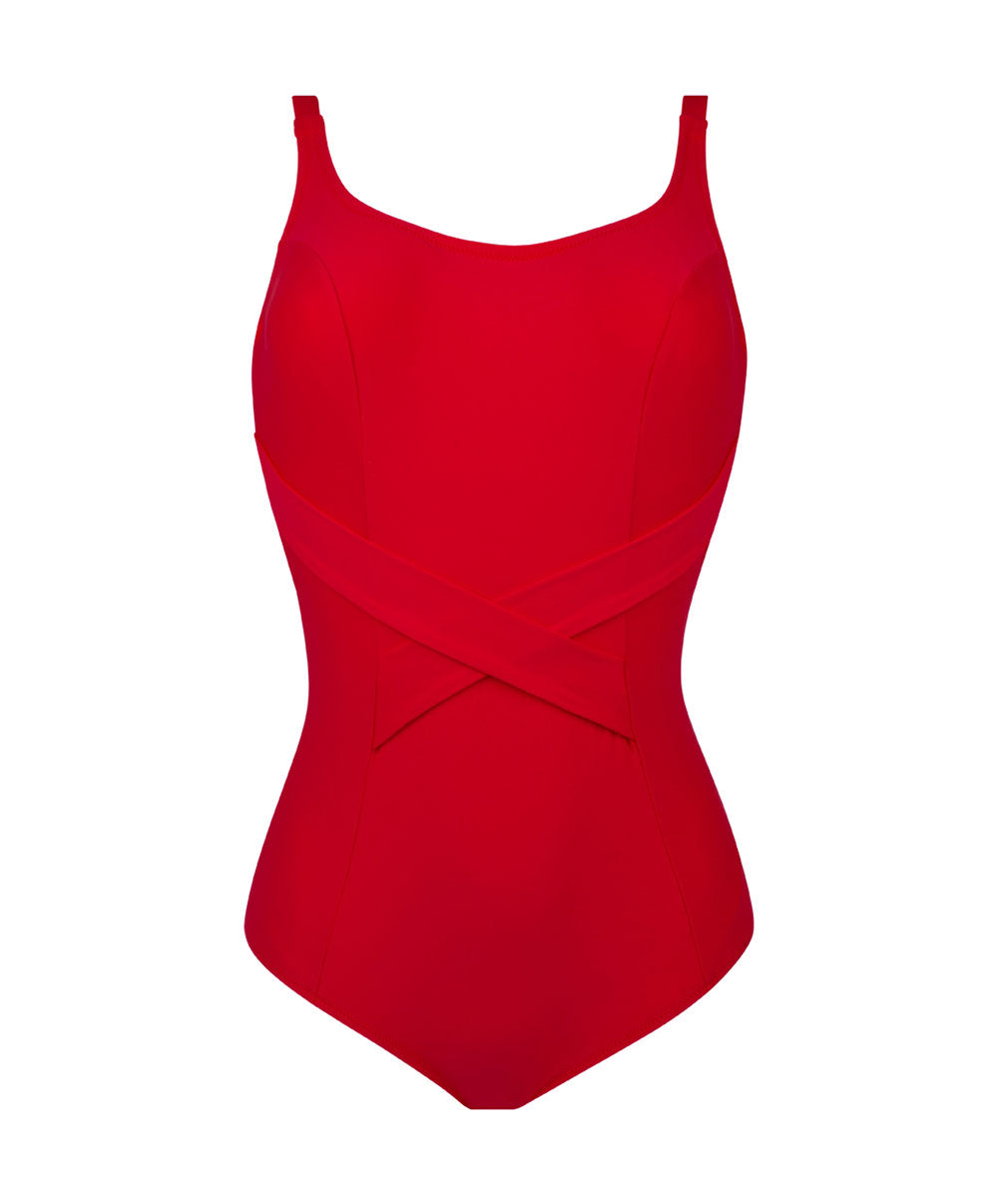 Maillot de bain une pièce maintien avec armatures La Chiquissima rouge Antigel Bain FBB6214-MR 10