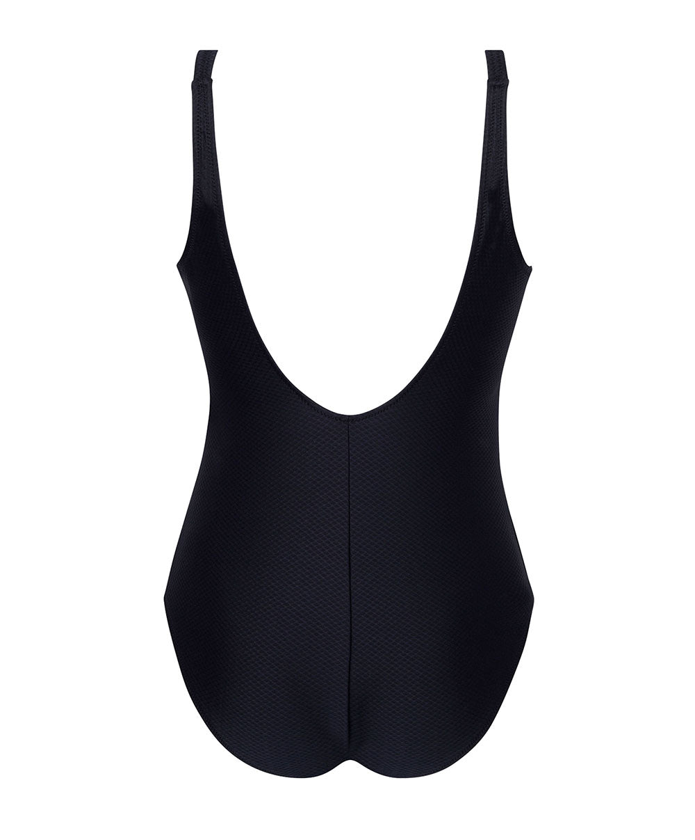 Maillot de bain une pièce maintien sans armatures La Vogueuse noir Antigel Bain FBB9207-NO 2