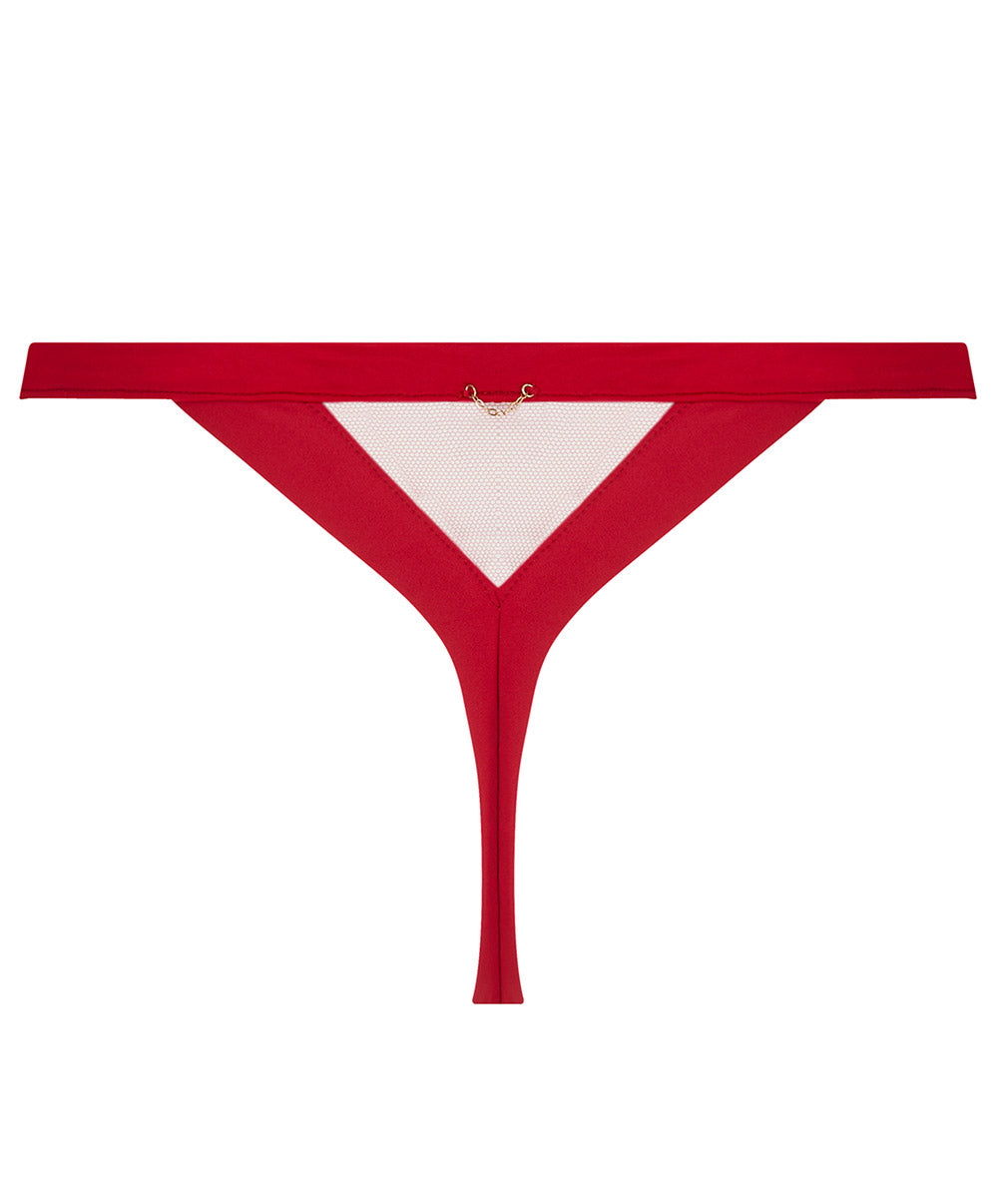 Mini-string sexy Lise Charmel Adorable en Sexy rouge effusion ACH0985-RE