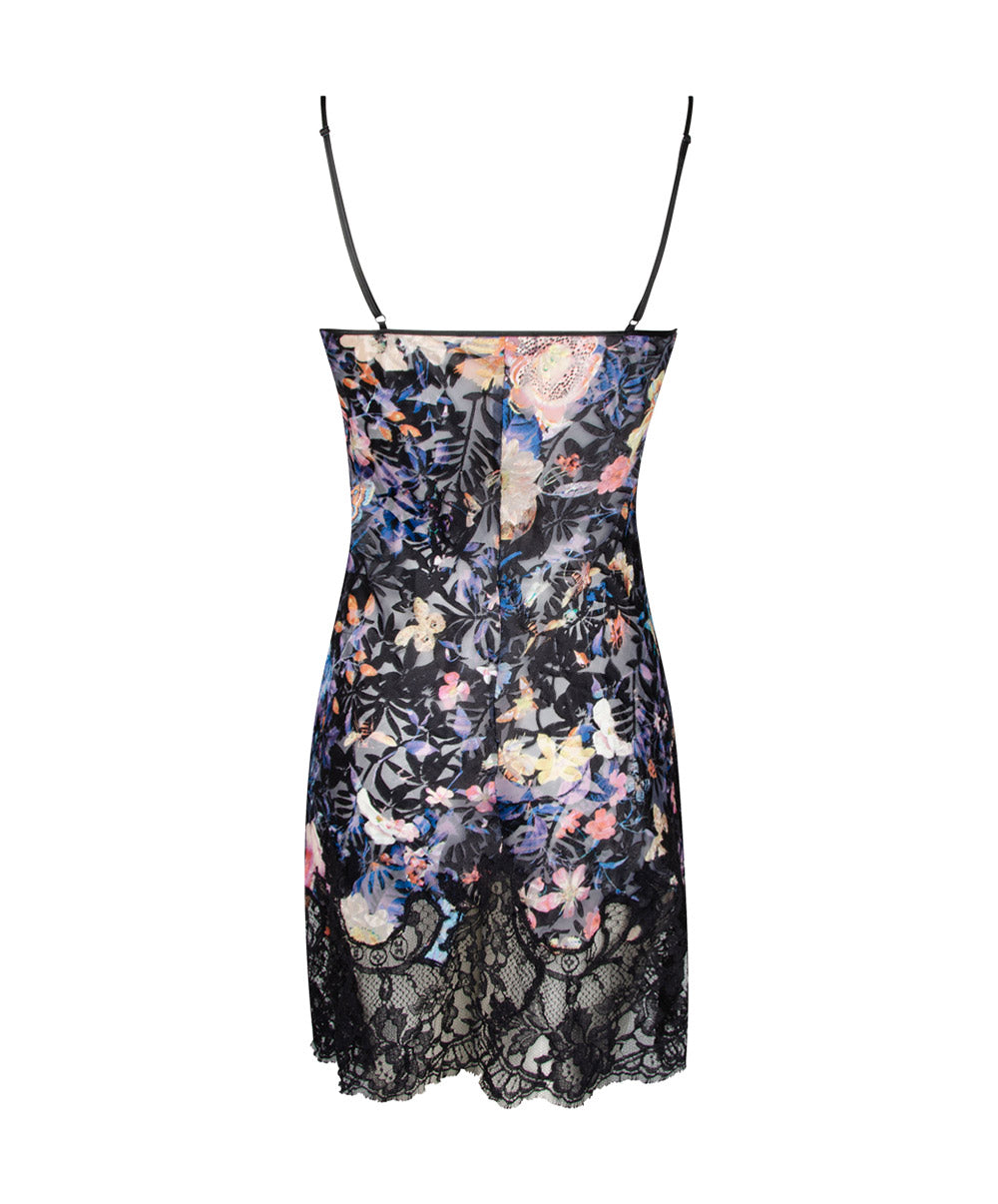 Nuisette en soie et viscose Lise Charmel Flora Aura pastel ALH1019-AP