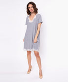 Nuisette manches courtes Antigel de Lise Charmel Simply Perfect chiné gris FNA1006-CG