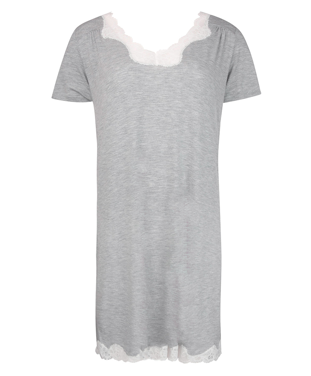 Nuisette manches courtes Antigel de Lise Charmel Simply Perfect chiné gris FNA1006-CG