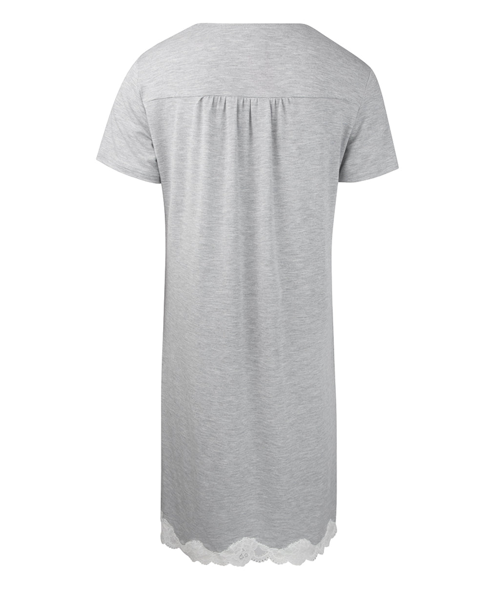 Nuisette manches courtes Antigel de Lise Charmel Simply Perfect chiné gris FNA1006-CG