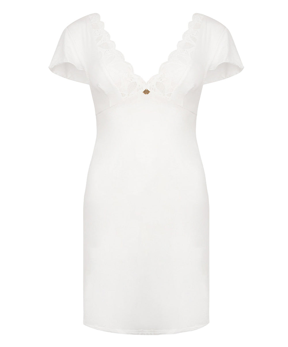 Nuisette sexy Antigel de Lise Charmel Stricto Sensuelle écru nacre ELH1217-EN