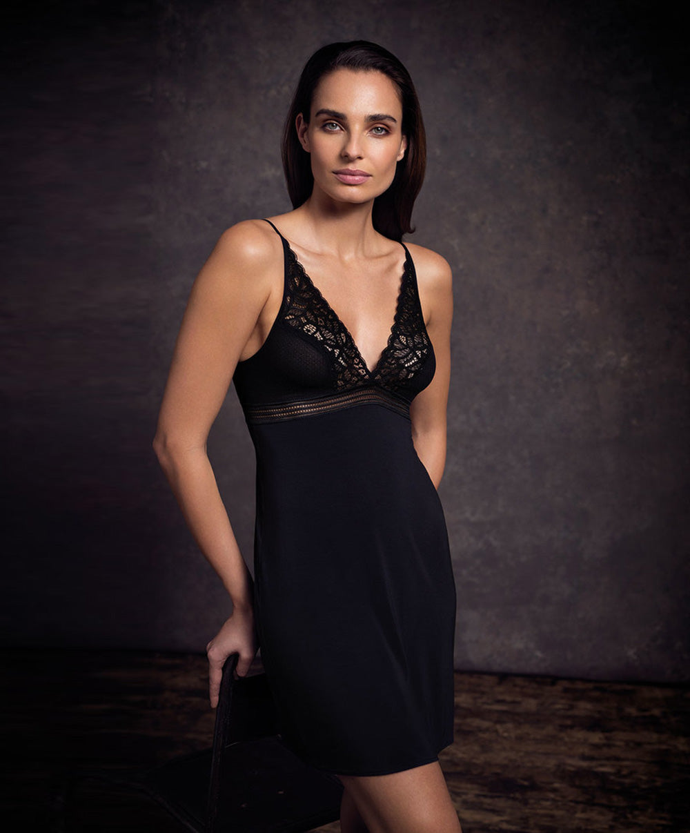 Nuisette sexy Wacoal Raffine noir WE148011-BLK
