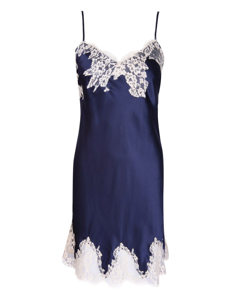 Nuisette soie charme Lise Charmel Splendeur Soie marine ALC1080-SM