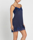 Nuisette soie charme Lise Charmel Splendeur Soie bermudes bleu ALC1080-BS