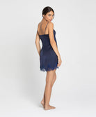 Nuisette soie charme Lise Charmel Splendeur Soie bermudes bleu ALC1080-BS