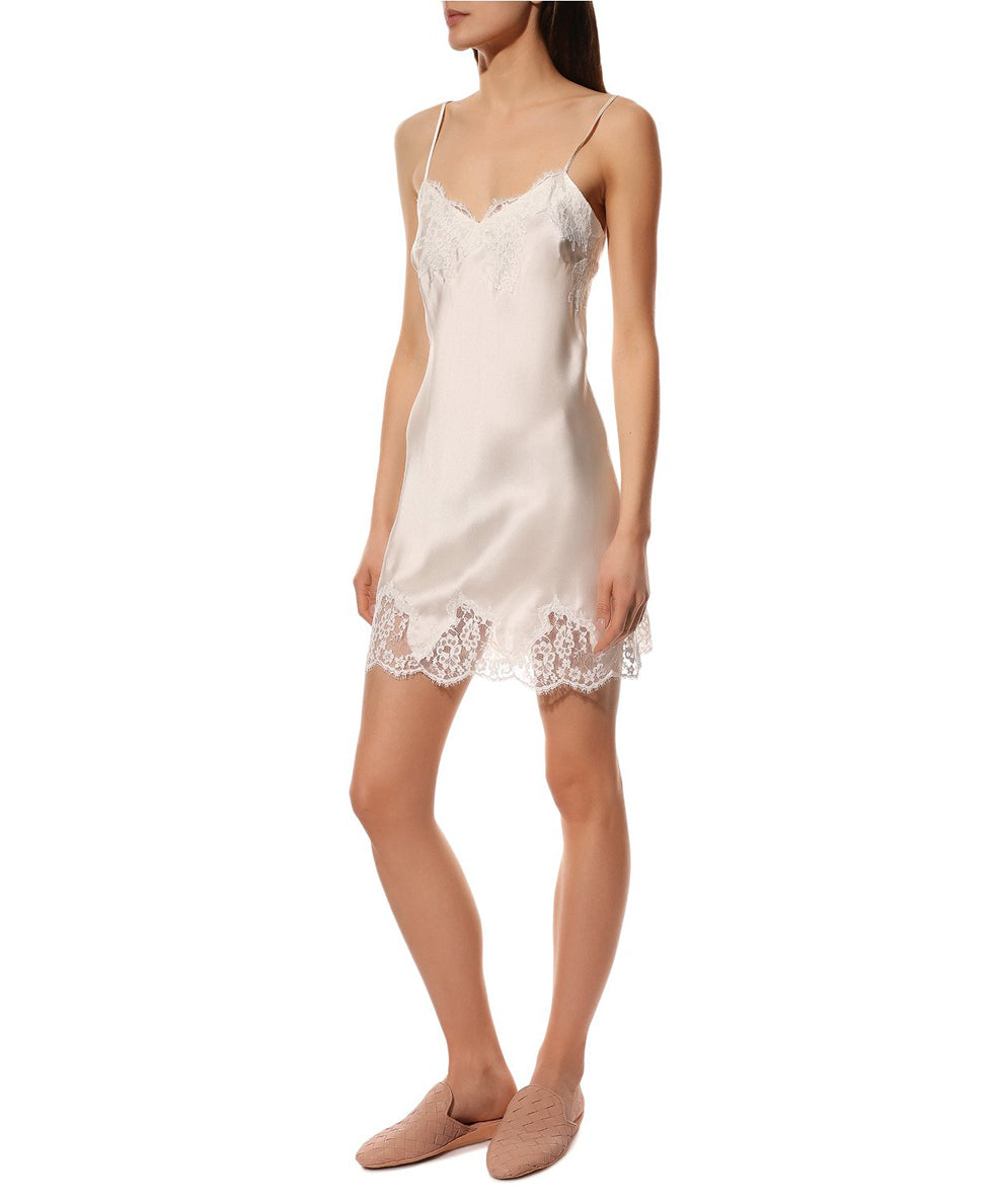 Nuisette charme en soie Lise Charmel Splendeur soie écru nacre ALC1080-EN