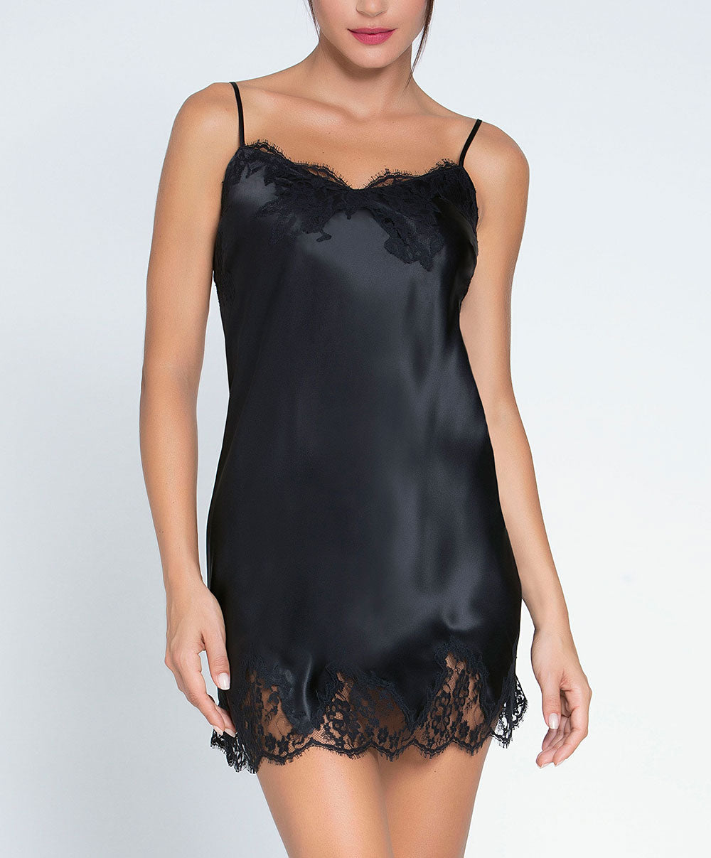 Nuisette soie charme Lise Charmel Splendeur Soie noir ALC1080-NO