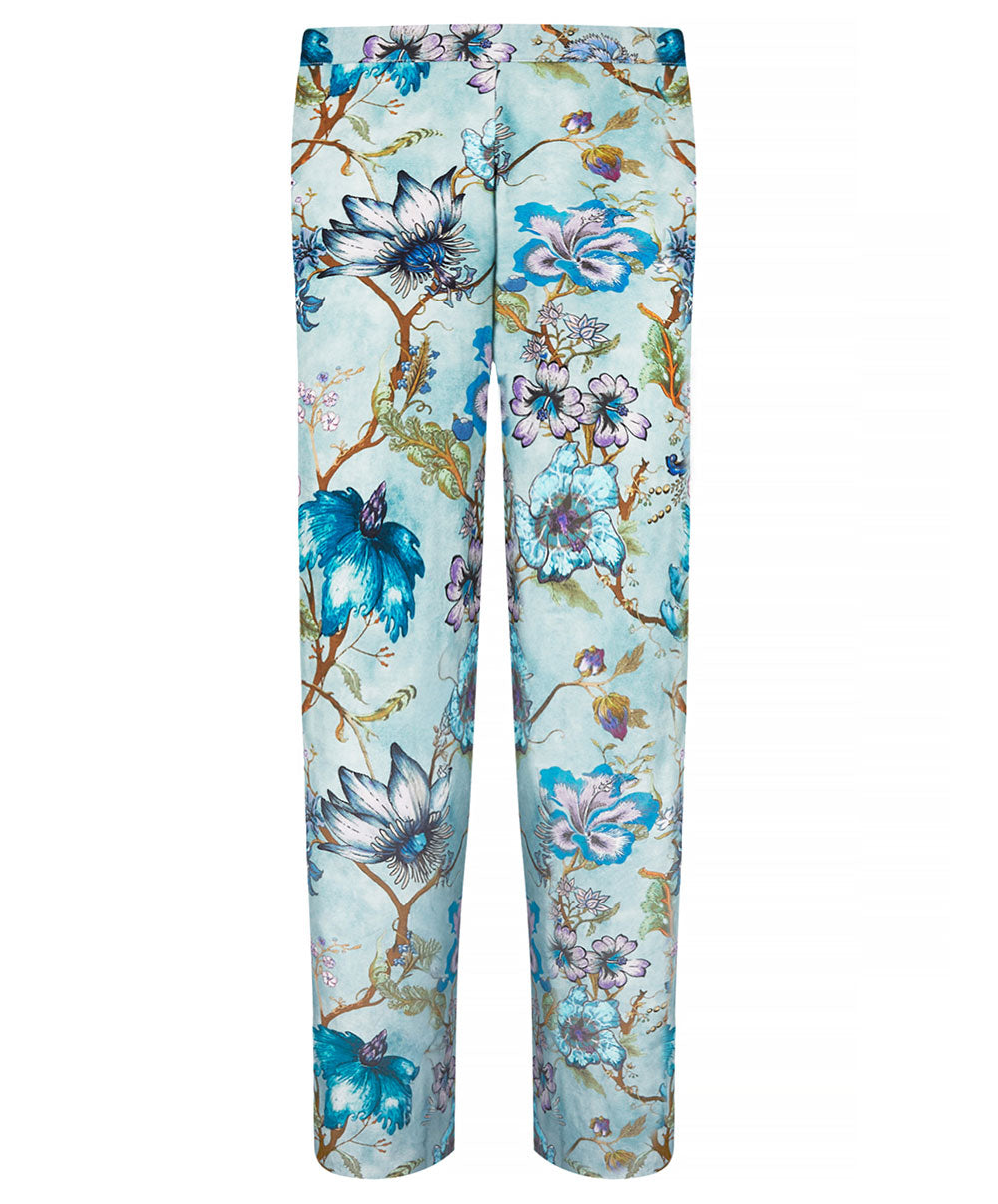 Pantalon en satin de viscose Reve en fleurs opale Lise Charmel ALJ0043 RO packshot 1