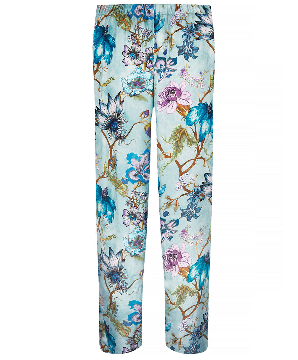 Pantalon en satin de viscose Reve en fleurs opale Lise Charmel ALJ0043 RO packshot 2