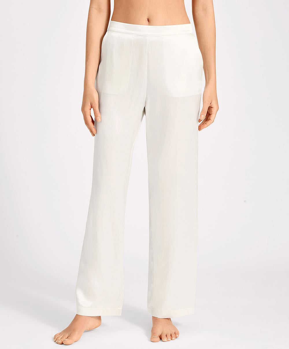 Pantalon en soie Toi Mon Amour (ex. Soie d'Amour) noir Aubade QS60-NACR