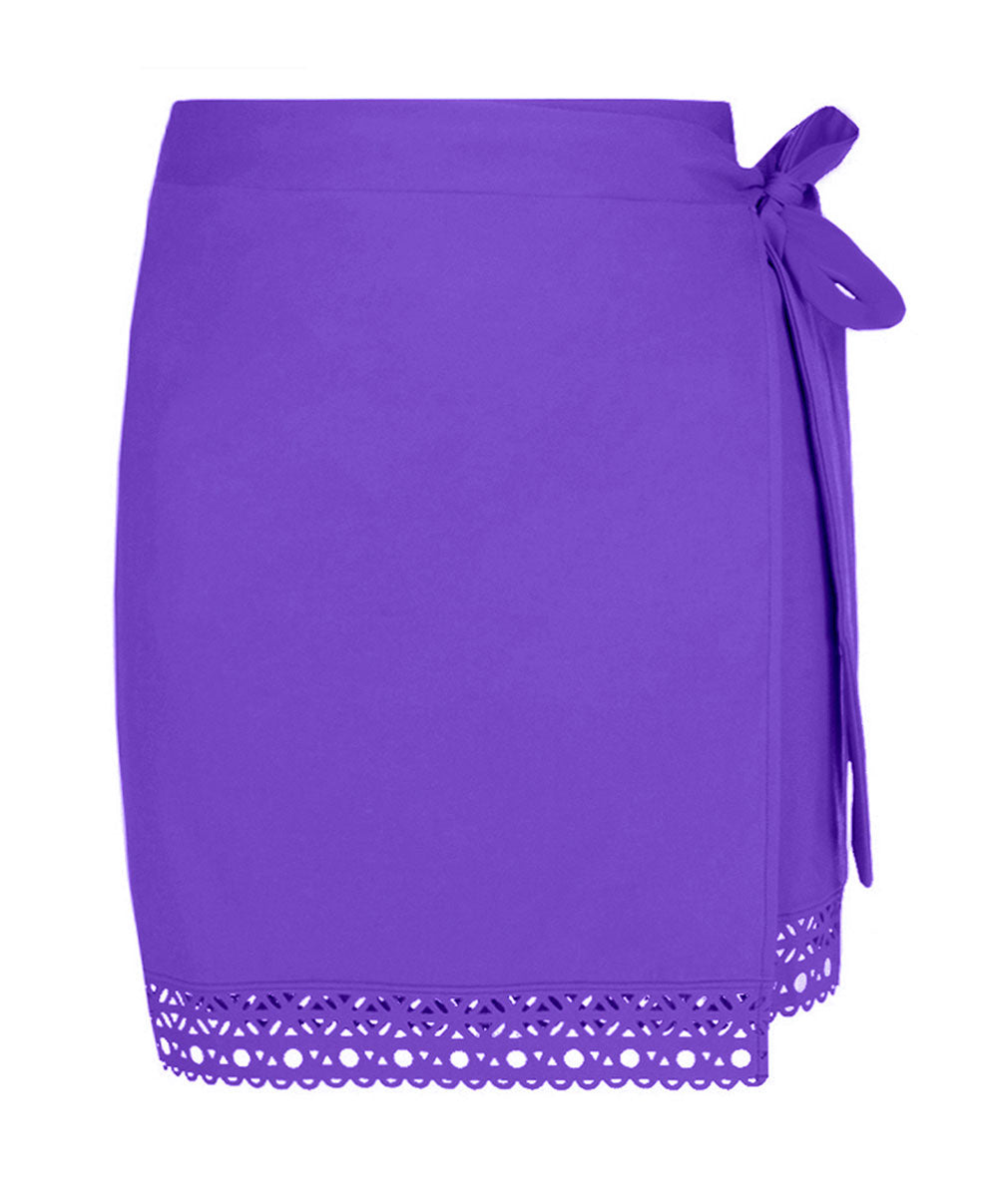 Paréo de plage Ajourage Couture iris Lise Charmel bain ASA6515-IC