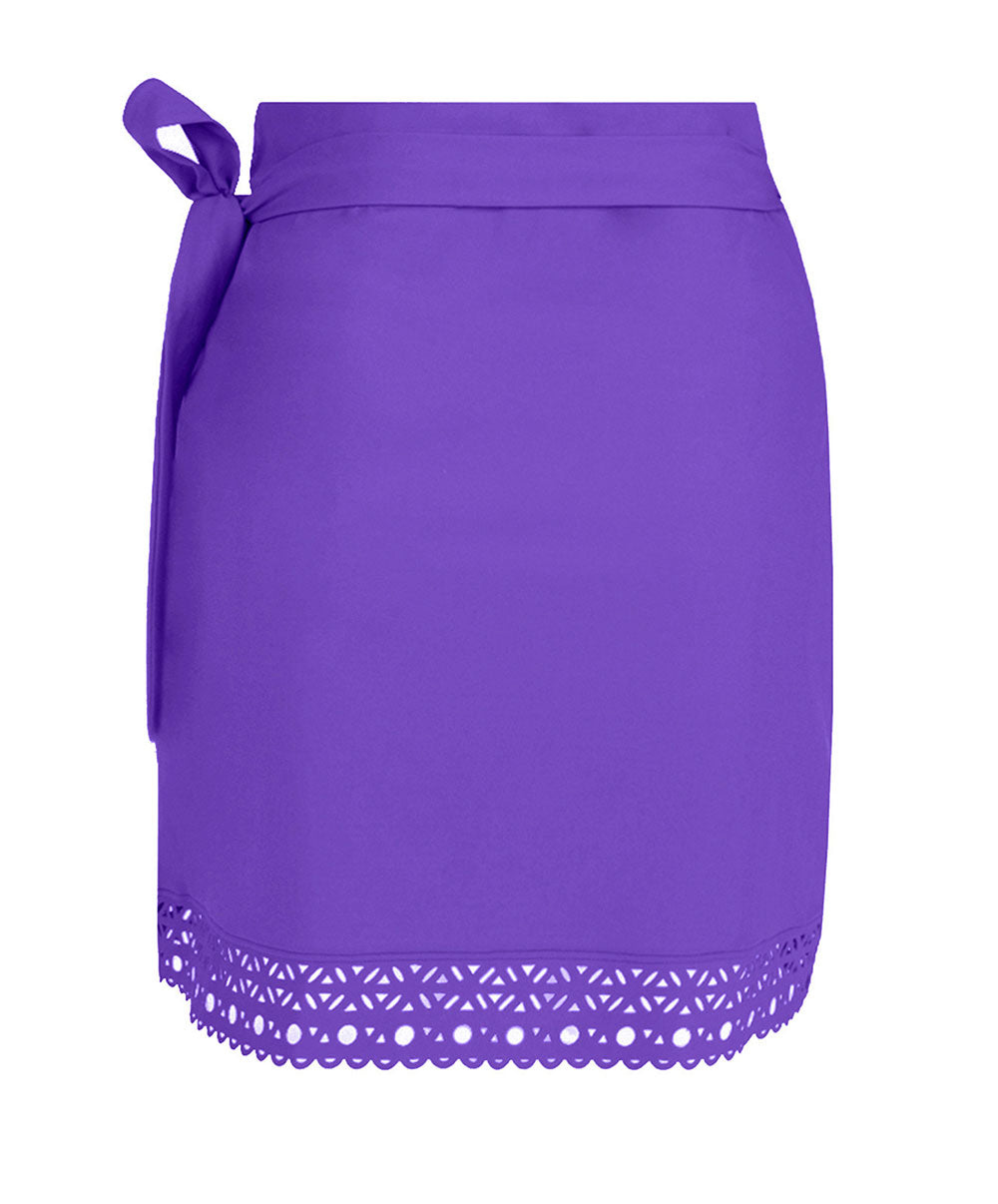 Paréo de plage Ajourage Couture iris Lise Charmel bain ASA6515-IC