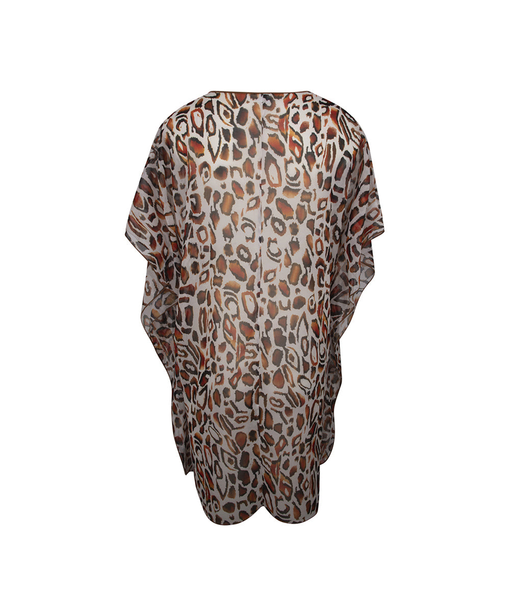 Poncho de plage La Muse Féline panthère Antigel Bain ESB6246-BF