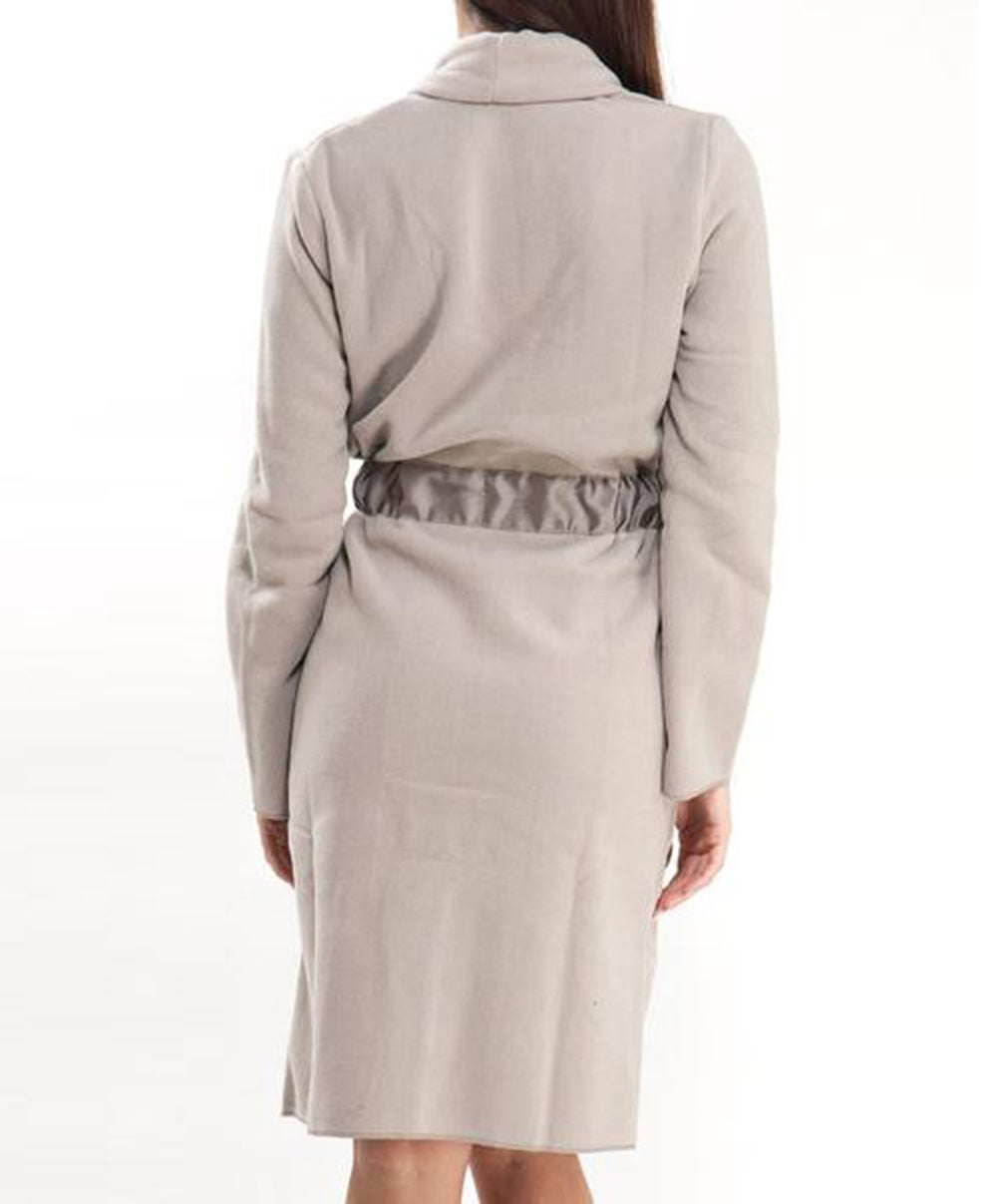 Robe de chambre polaire longue Antigel de Lise Charmel Simply Perfect beige polaire ENA8006-PB